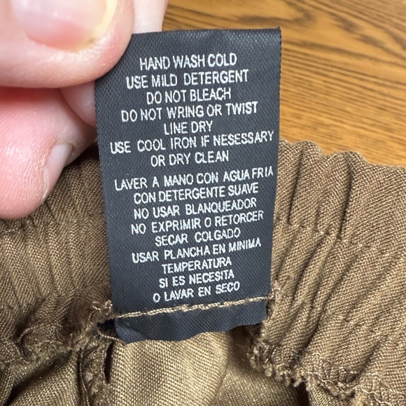 r&k originals Brown Leaf Long Sleeve Jacket Dress Pants Top Suede Feel XL - Picture 10 of 14